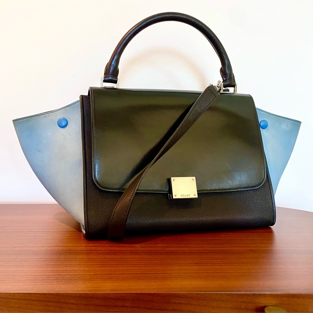 Celine Trapeze Two-way Bag With Original Strap